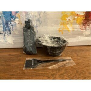 Cezanne Treatment Bowl, Apply Brush & Hair Tie Set Color Dye Tool Mixing Kit New